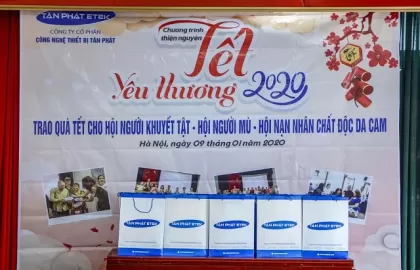 Trao quà "Tết yêu thương 2020" tại 3 Hội người khuyết tật Huyện Thanh Trì