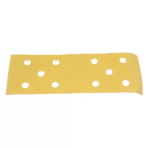 Giấy nhám vàng thanh 70x198mm - P180 có 10 lỗ