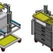 Xe sửa chữa nhanh bằng Inox chuyên dùng - Mẫu 1