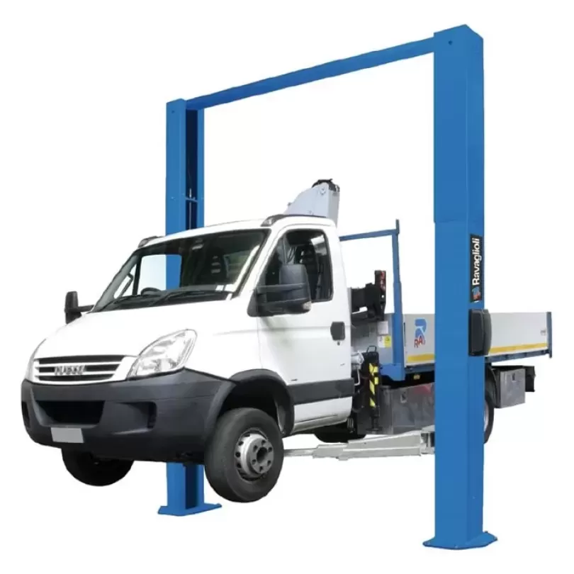 Cầu nâng 2 trụ thủy lực có cổng 5.5 tấn, cho xe bus