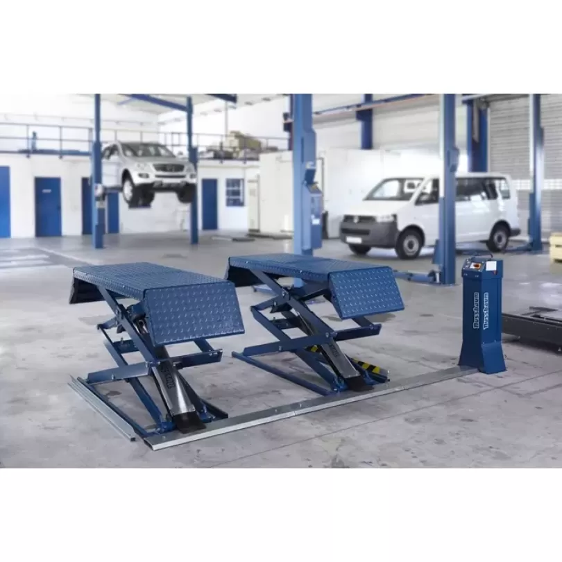 Cầu nâng cắt kéo nâng bụng 3,2 tấn, lắp nổi ( 3 pha)