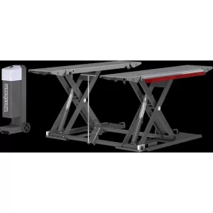 Cầu nâng cắt kéo nâng bụng 3 tấn, di động (3pha, màu xám)